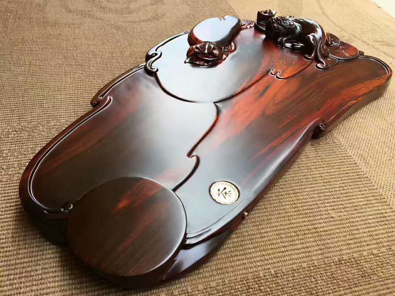 根雕茶盘精工细品,根雕茶盘老料