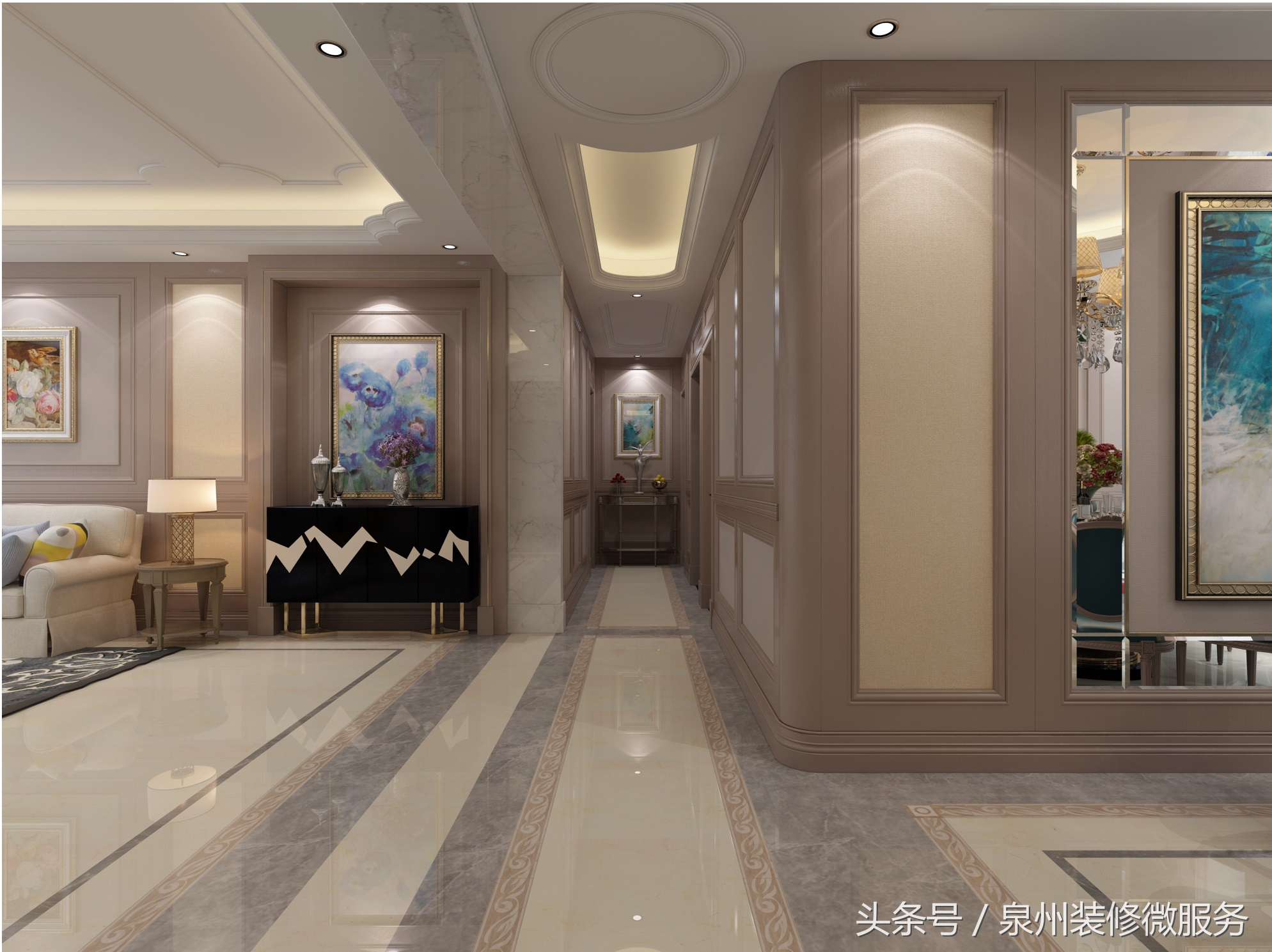 泉州装修设计现代创意风格,泉州装修设计大全现代简约轻奢