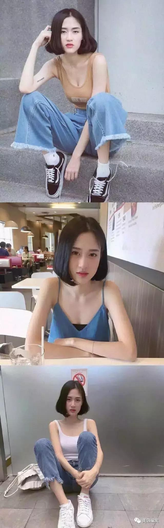 网红齐肩短发发型最新减龄沙宣,沙宣发型齐肩短发