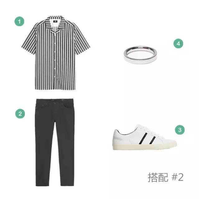 型男必备的简约风衬衫穿搭,潮男必备休闲白衬衫搭配