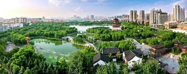 航拍济宁视频素材,航拍济宁全市区视频