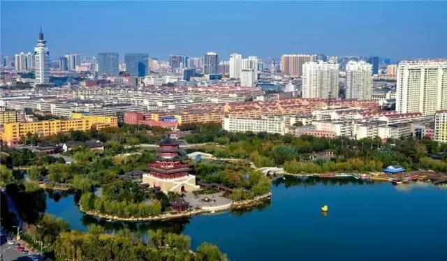 航拍济宁视频素材,航拍济宁全市区视频