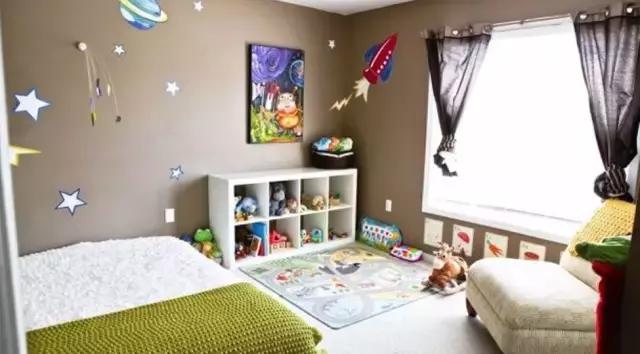 怎样科学布置儿童游戏房,黑暗小房间怎么布置成儿童玩具房