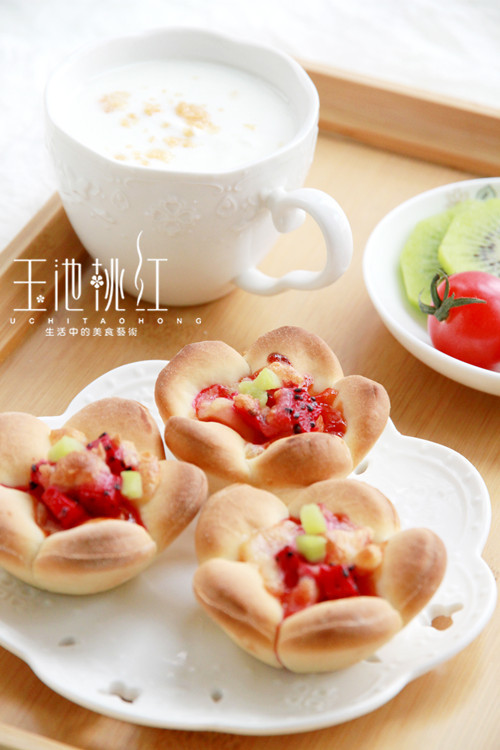 花朵水果拼盘,花朵水果儿童