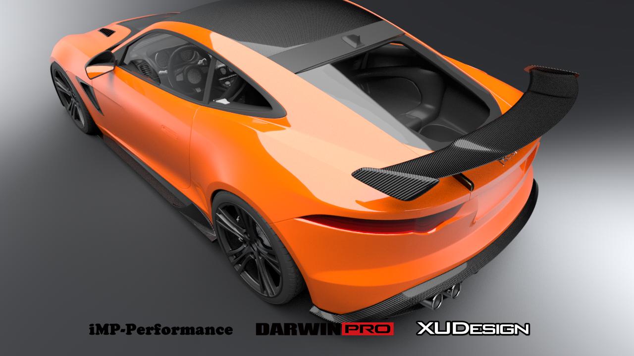 佐罗之剑！优雅的英伦跑车捷豹F-type换装最新XUDesign空力套件，每个人都为之侧目！