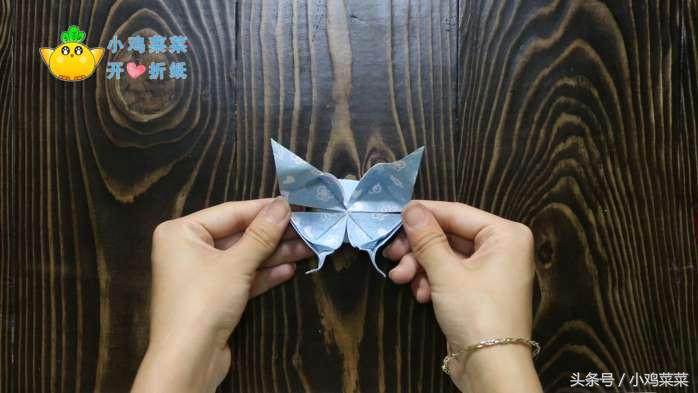 蝴蝶折纸教程凤尾蝶,蝴蝶折纸网红款教程