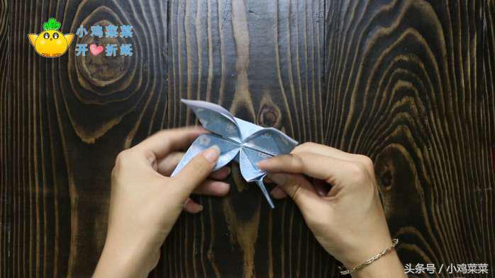 蝴蝶折纸教程凤尾蝶,蝴蝶折纸网红款教程