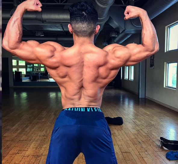 弹力带背部增肌训练,女增肌塑形背部训练动作