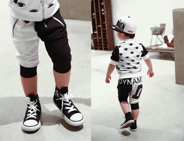 男童潮款七分裤高级感,秋天最流行男孩的休闲裤窄版