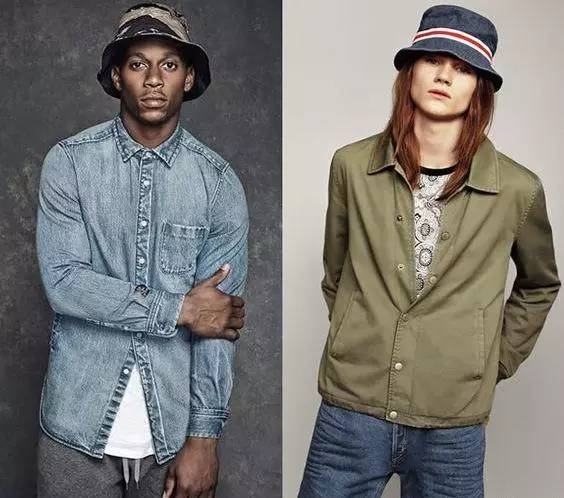 渔夫帽秋冬搭配街拍,夏季黑色渔夫帽女穿搭