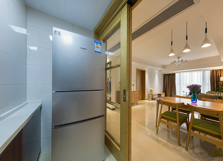 家装案例分享140现代简约风,装修原木风13万自己设计