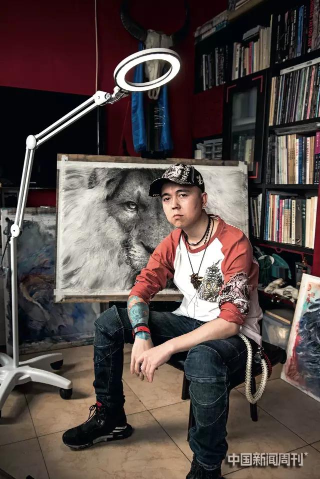 张扬身上的纹身花臂,张扬的纹身高清图片