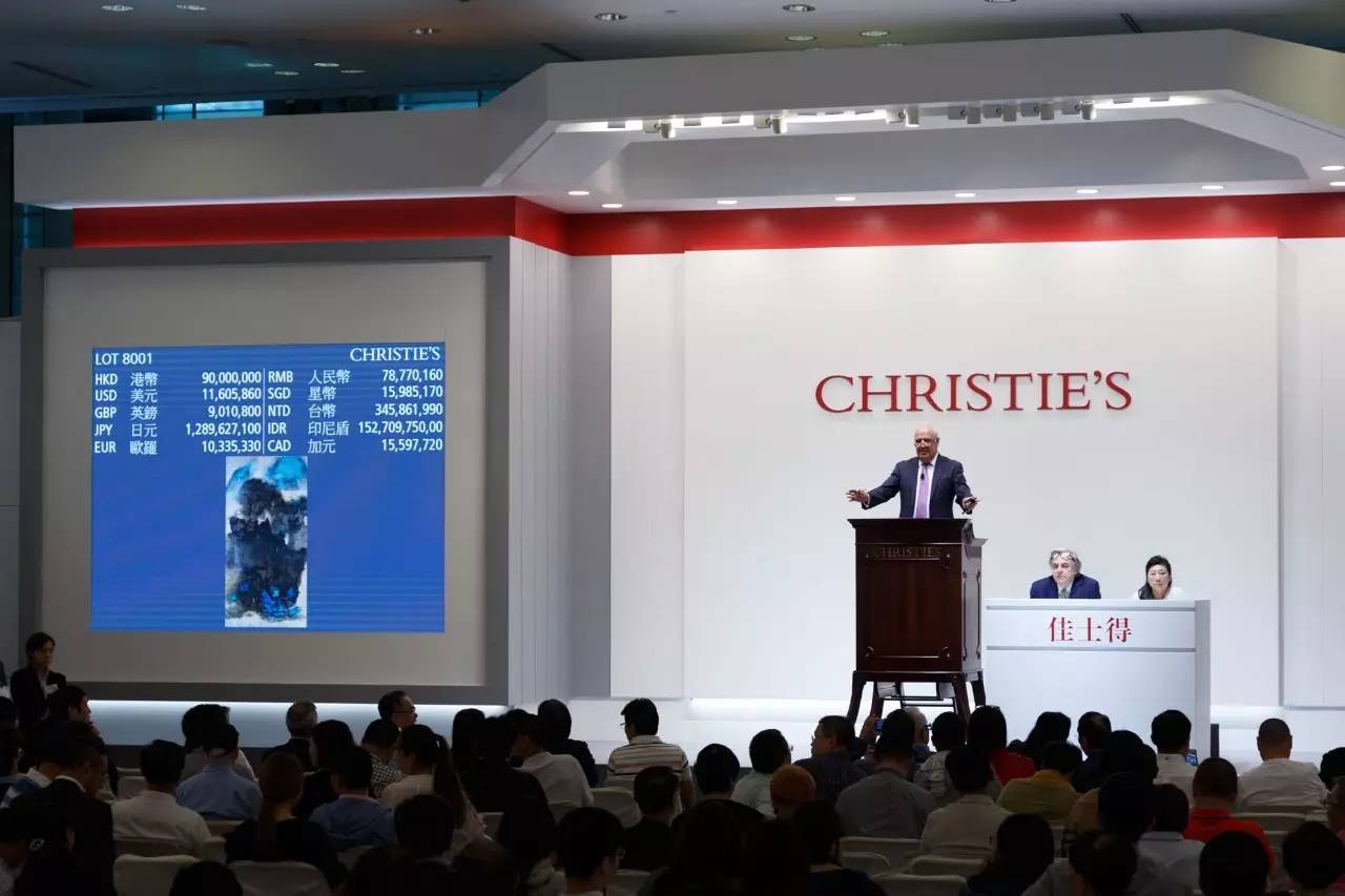 香港佳士得拍卖赵无极作品,赵无极佳士得香港秋拍视频