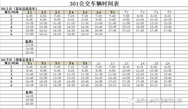 吕梁市城乡公交车发车时刻表,吕梁城乡公交车路线时间表最新