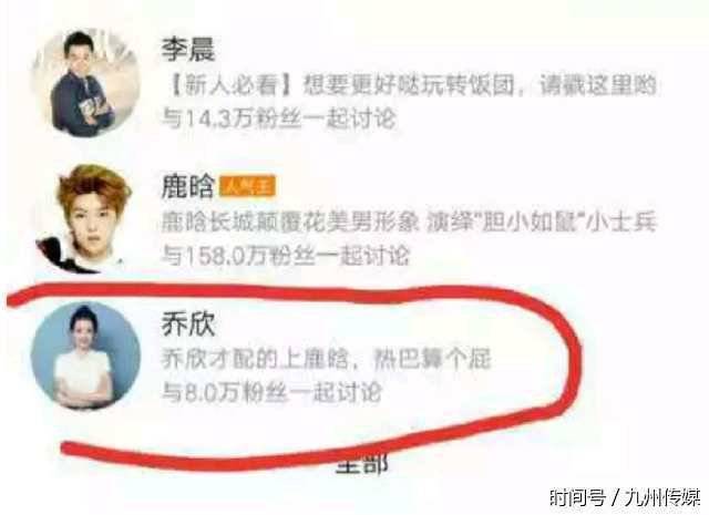 乔欣和鹿晗迪丽热巴,鹿晗迪丽热巴与乔欣