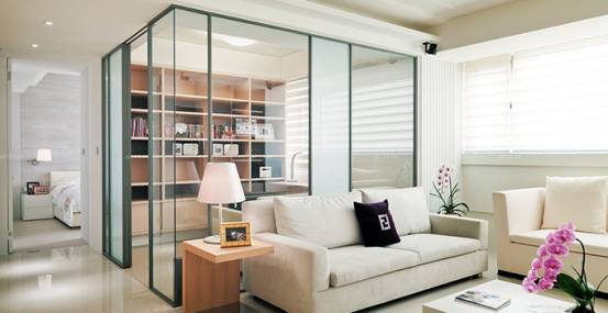 房间隔断用什么玻璃采光好,多道玻璃隔断采光