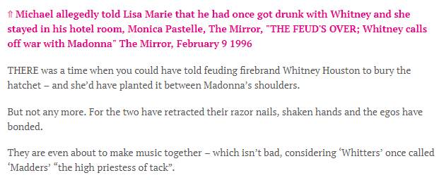 老牌Diva的抓马：Madonna信件曝光，称WhitneyHouston“平庸到可怕”