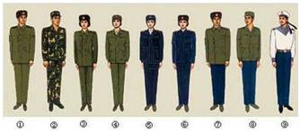 军装演变中国,80年代的军装是什么款式