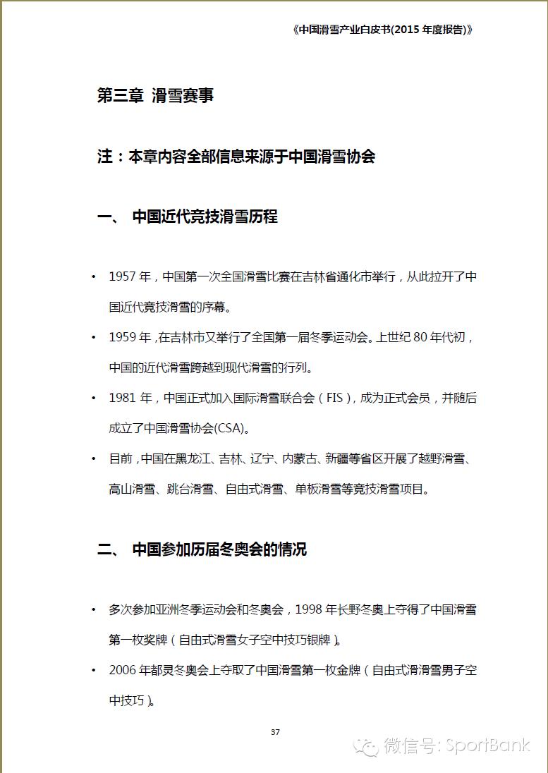 滑雪产业新消息,滑雪行业白皮书