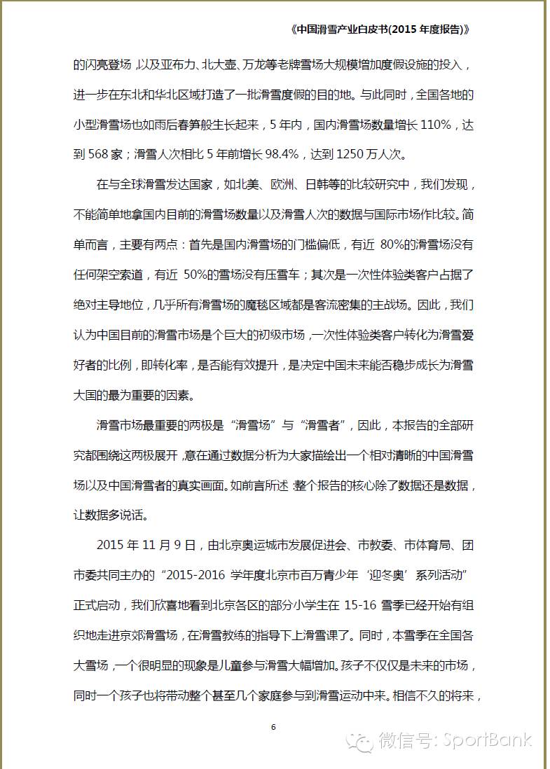 滑雪产业新消息,滑雪行业白皮书