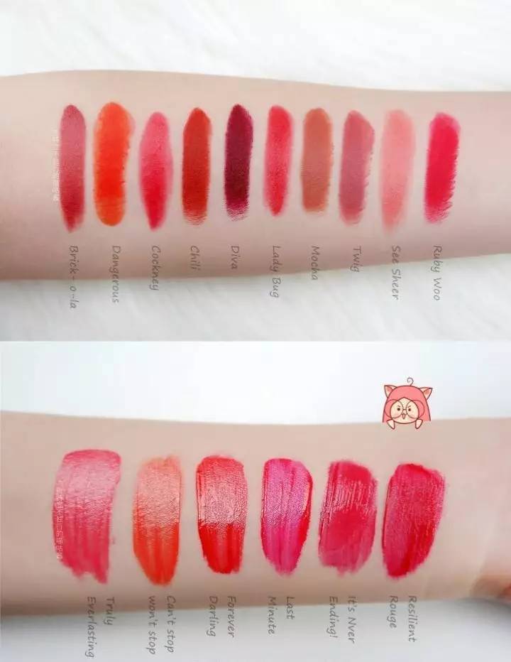 夏日必备的口红,夏日必备口红试色list