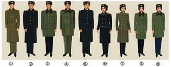 军装演变中国,80年代的军装是什么款式