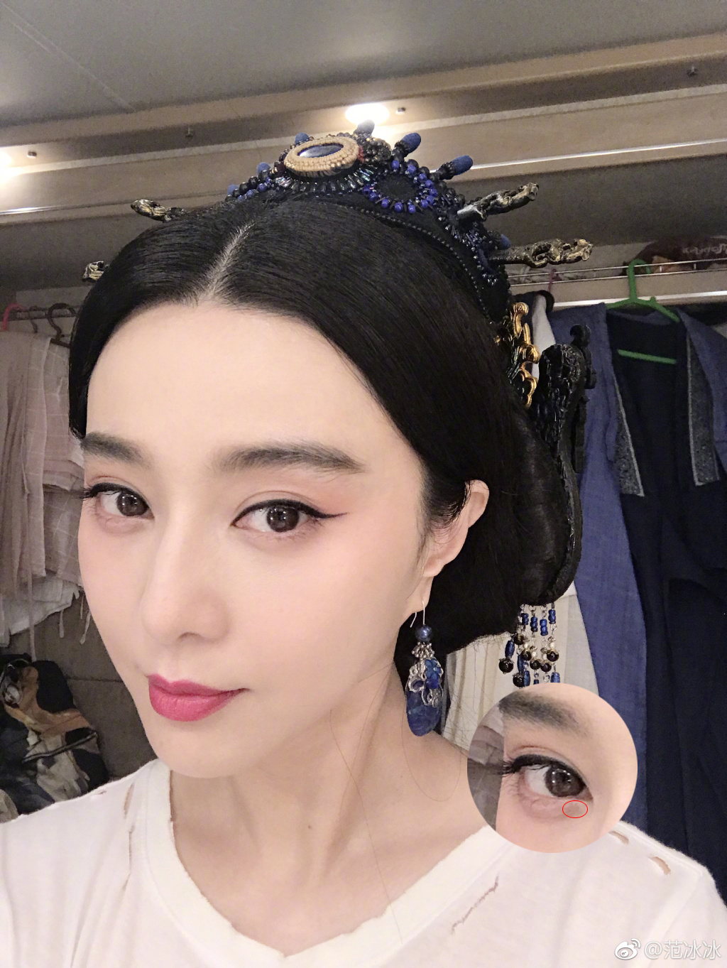 蒋欣的化妆方法,蒋欣化妆黑眼圈