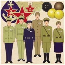 军装演变中国,80年代的军装是什么款式