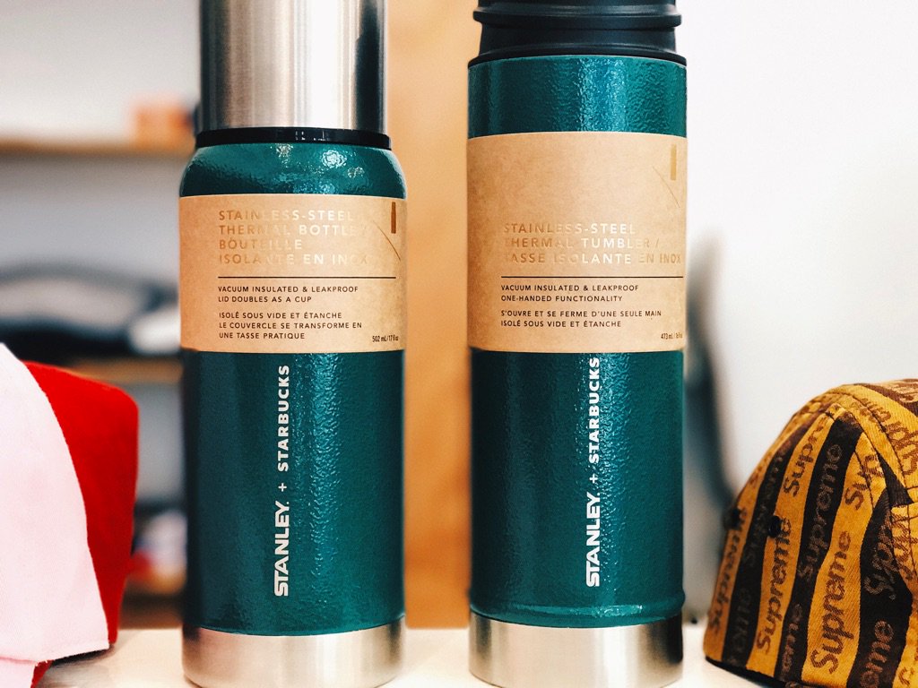 星巴克stanley联名保温杯,星巴克杯子联名stanley