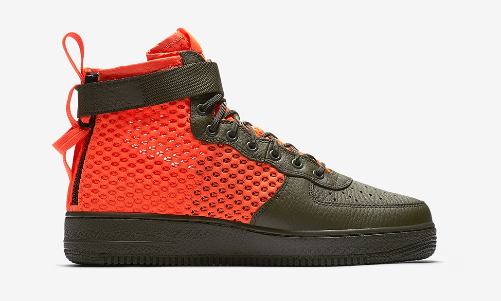 nikesf-af1mid,球鞋夏天穿不热