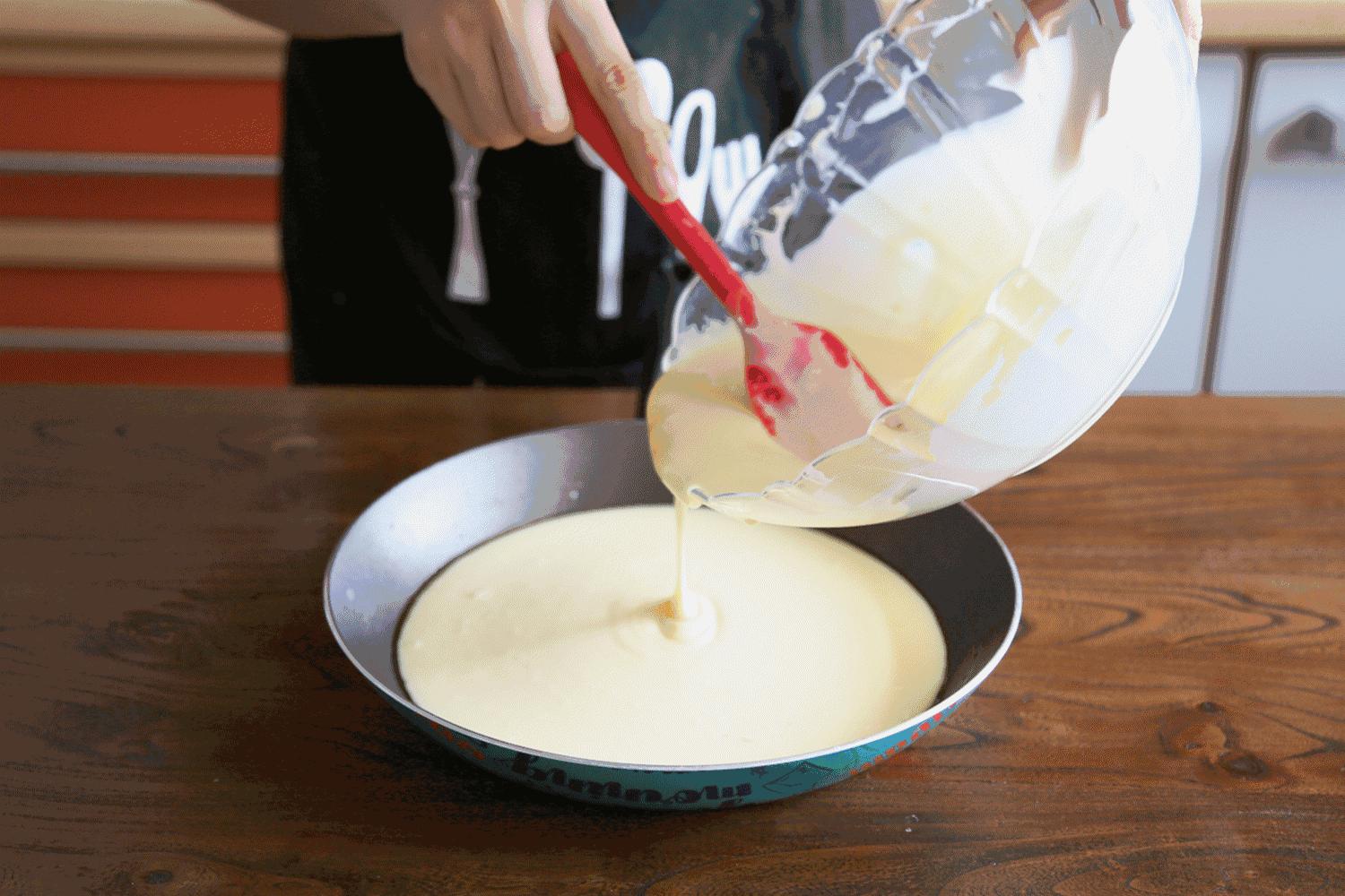 平底锅蛋糕的家常做法不用烤箱,用平底锅可以做的甜品蛋糕