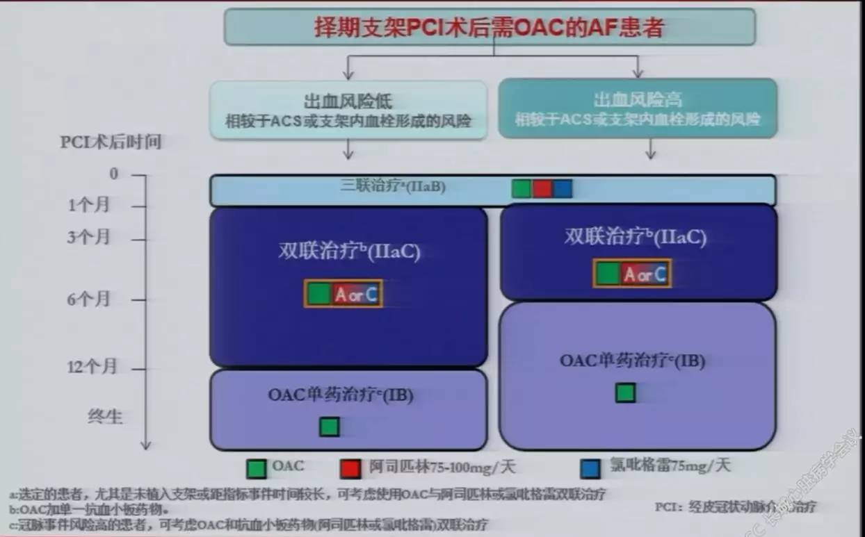冠心病合并房颤的抗栓指南,房颤合并冠脉支架的抗栓治疗指南