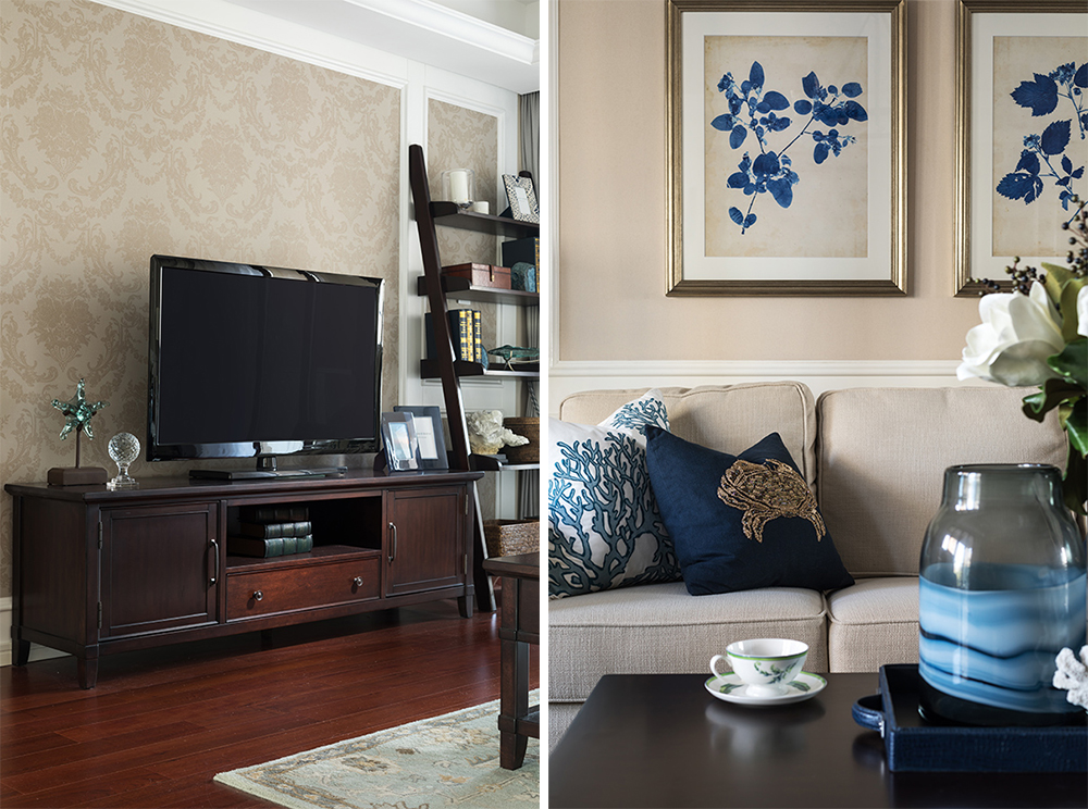 harborhouse家具怎么样,世茂复式楼美式轻奢效果