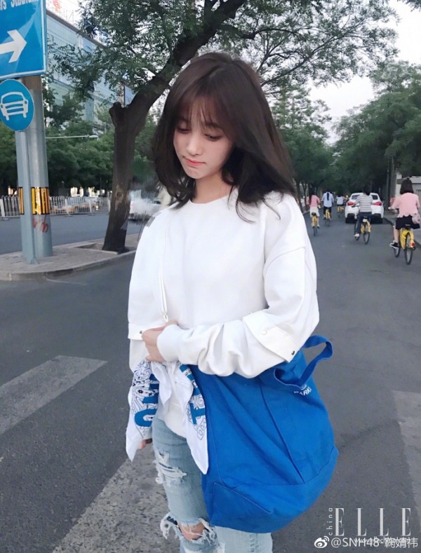 鞠婧祎snh48总选第五届排名,鞠婧祎snh48总选第一站图