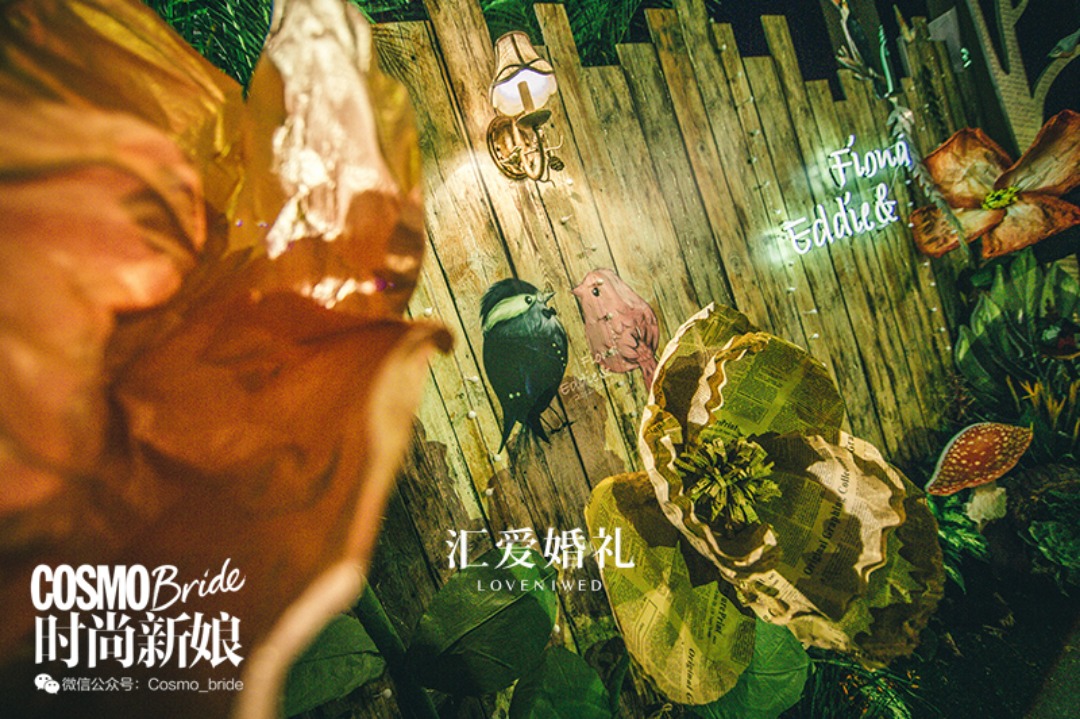 森系婚礼高级简约,清新自然的森系婚礼风格