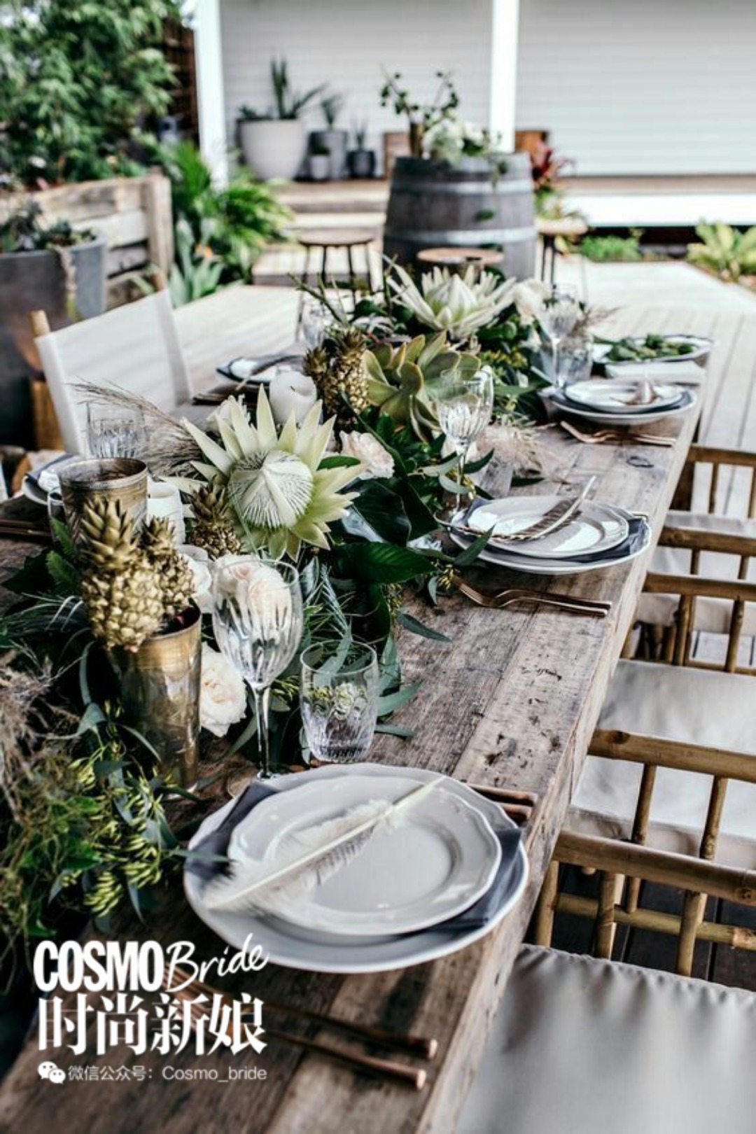 森系婚礼高级简约,清新自然的森系婚礼风格