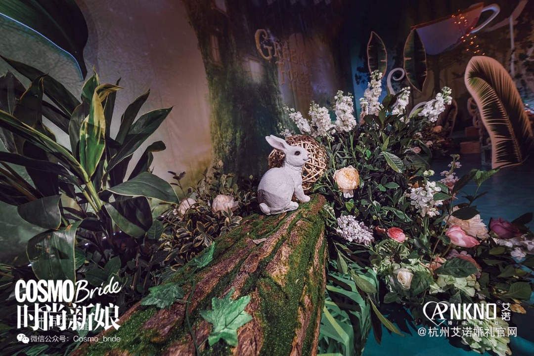 森系婚礼高级简约,清新自然的森系婚礼风格