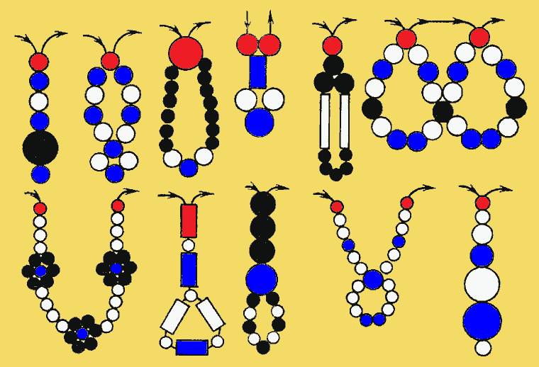 她用鱼线把一颗颗圆珠串起来，竟然会变成这样！