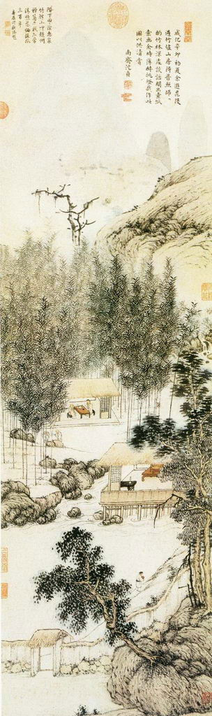 郑板桥画的横幅竹子,郑板桥竹子画