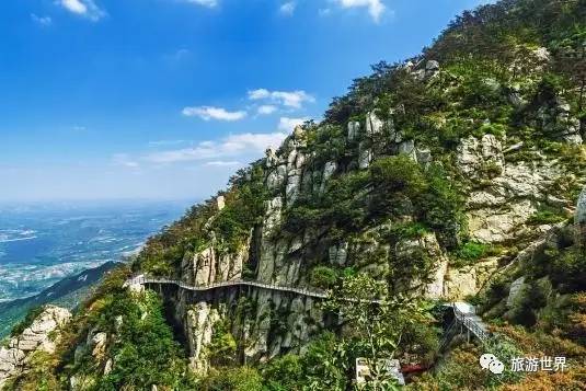 天蒙世界第一人行悬索桥,玩的就是心跳的景区