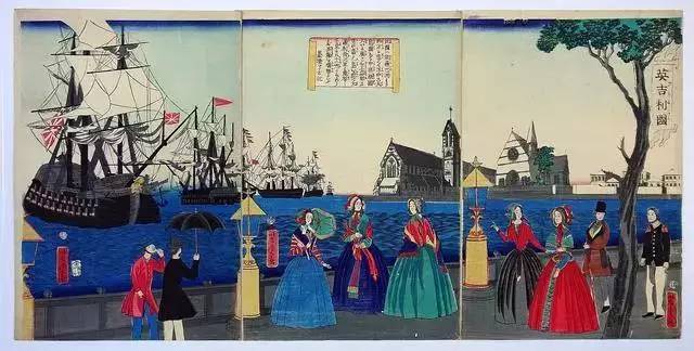 浮世绘在日本的发展,浮世绘终于在日本展示