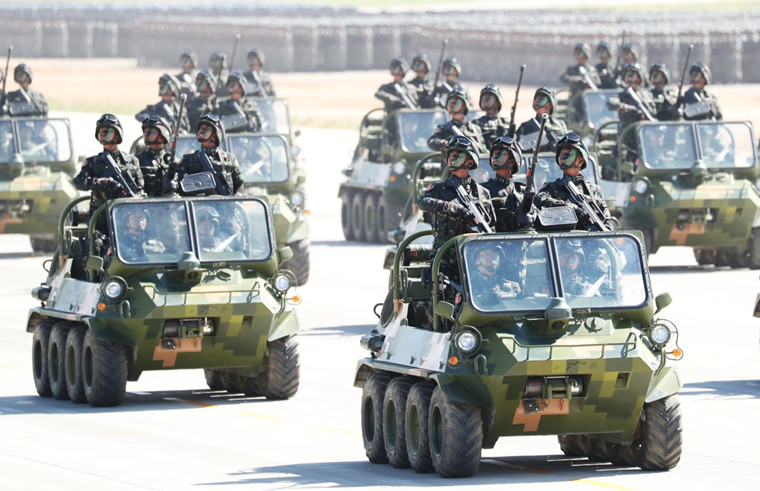 全方位解析阅兵方阵,阅兵步兵方阵集合