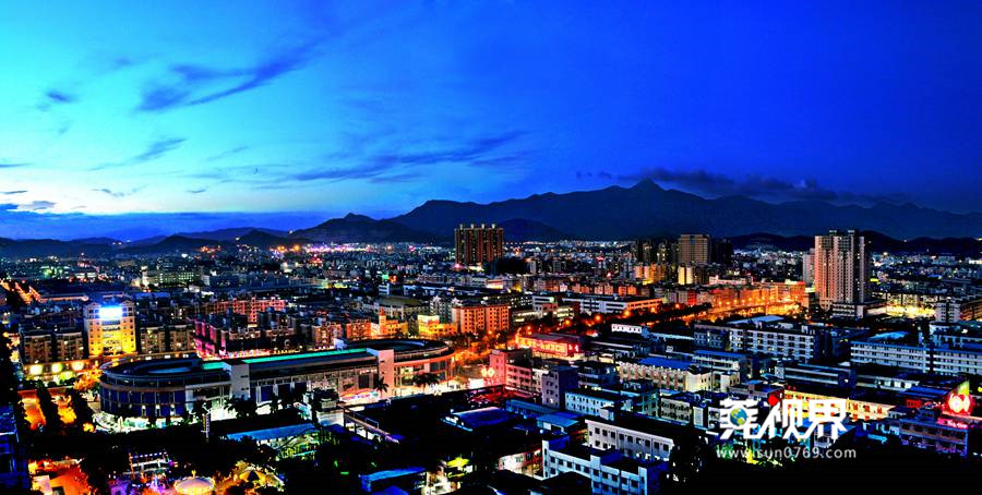 塘厦夜景图片,东莞塘厦天桥夜景视频