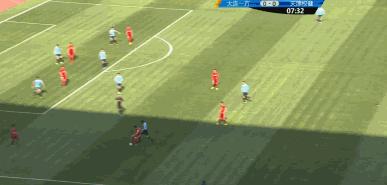 守门员杨君扑救,天津权健杨君