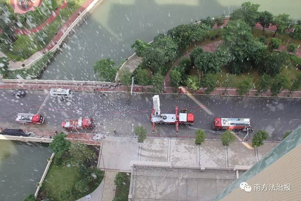 广东大型城市消防灭火救援演练,消防演练拍摄