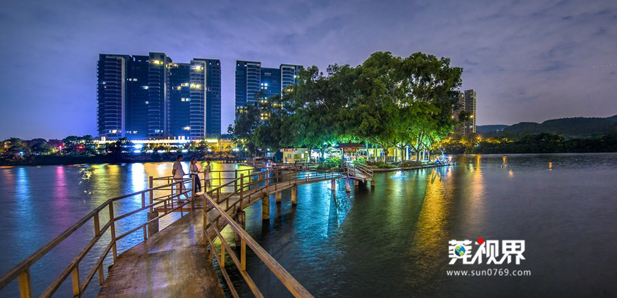 塘厦夜景图片,东莞塘厦天桥夜景视频