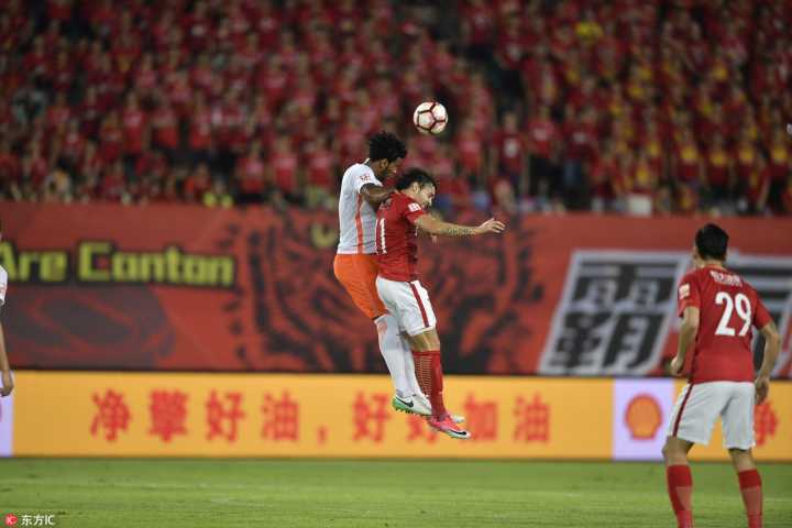 半场：高拉特头球破门，恒大1-0鲁能