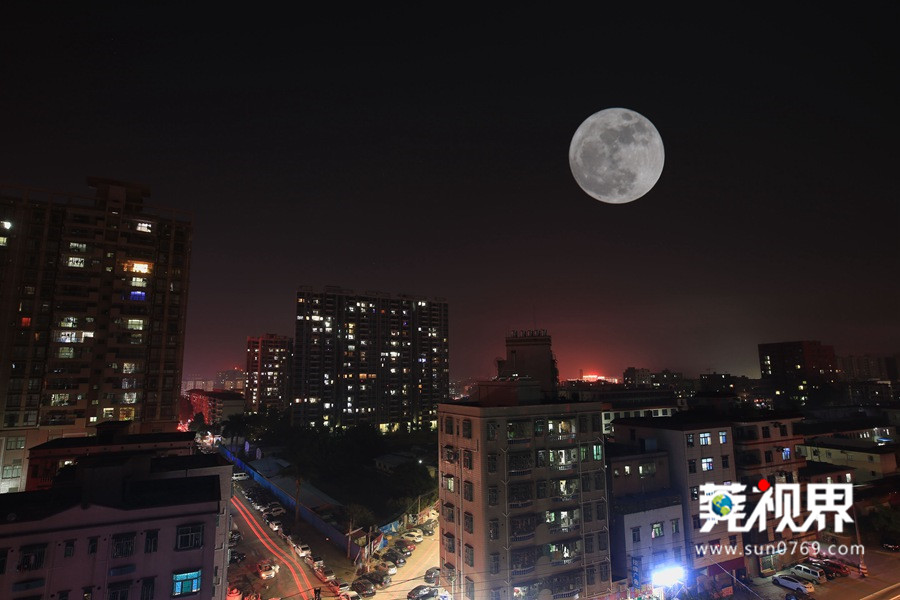 塘厦夜景图片,东莞塘厦天桥夜景视频