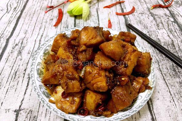 腊肉烧笋干皮,腊肉烧豇豆干