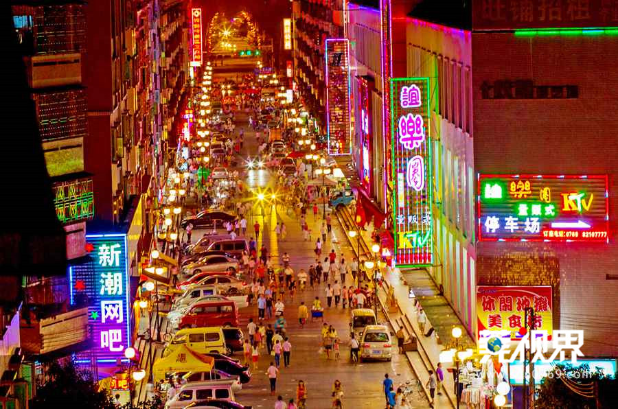 塘厦夜景图片,东莞塘厦天桥夜景视频